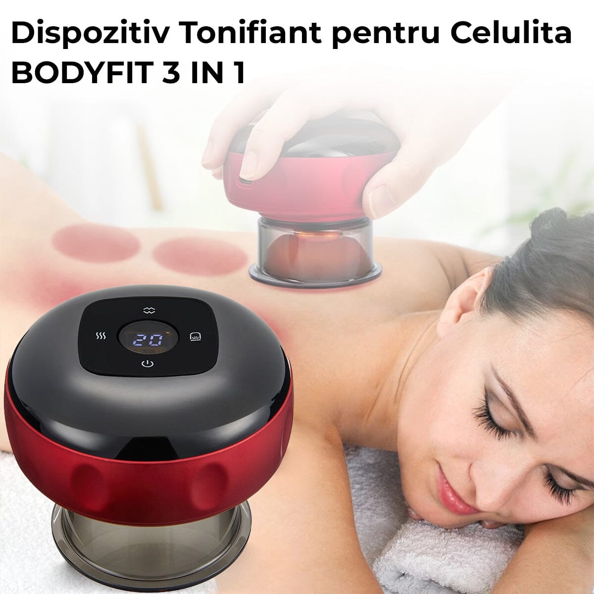 Dispozitiv Tonifiant pentru Celulita BODYFIT 3 IN 1