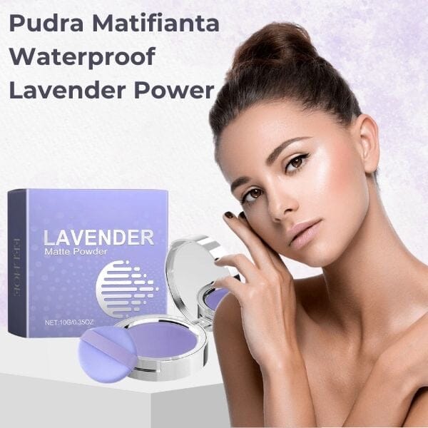 Pudra Matifianta Waterproof Lavender Power