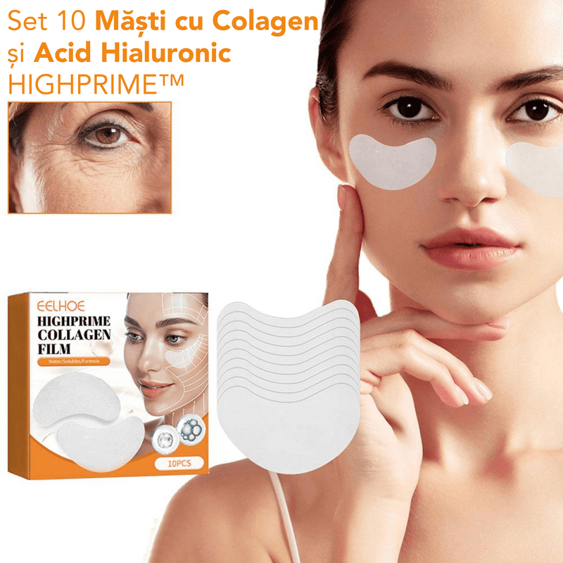 Set 10 Masti cu Colagen si Acid Hialuronic HIGHPRIME™